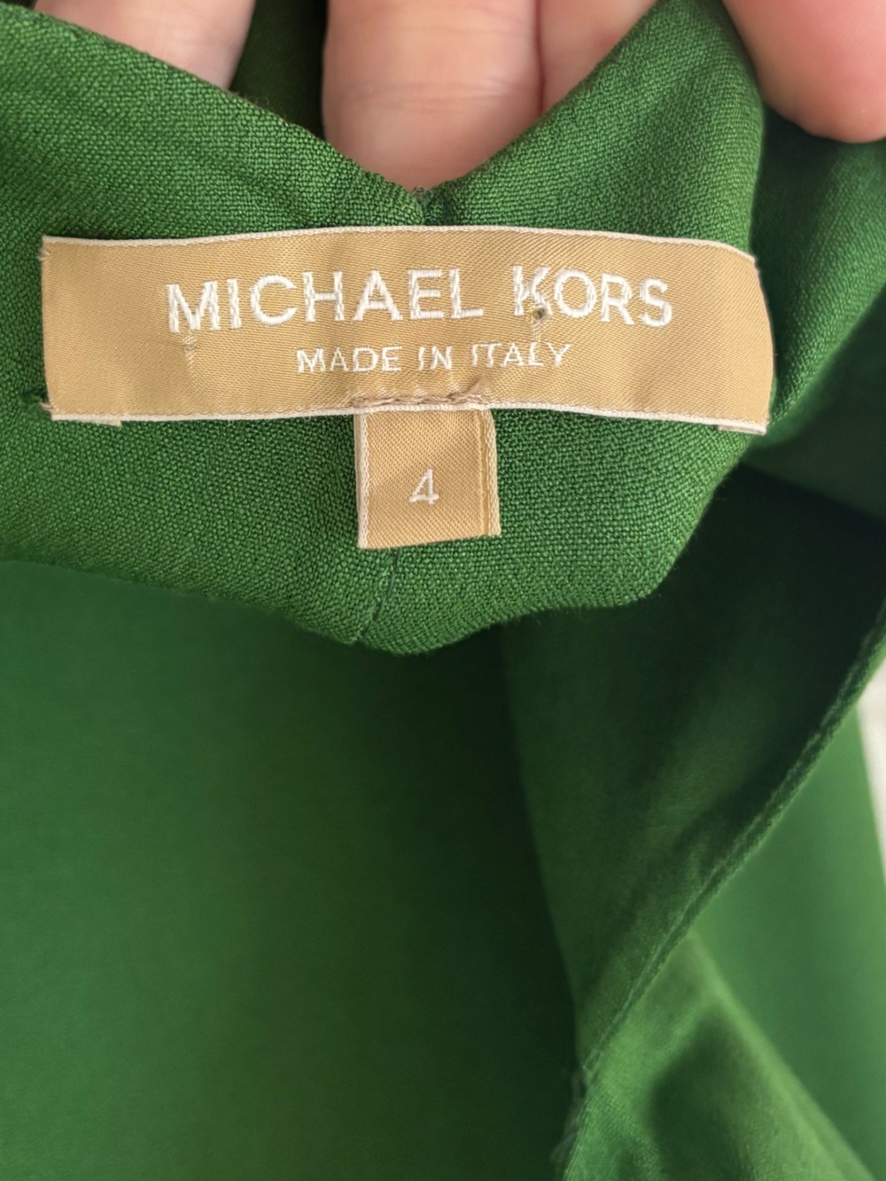 MICHAEL KORS COLLECTION Lawn Green Halter Sleeveless Slip Silk Maxi Dress - Picture 10 of 13